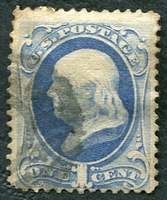 N°0039-1870-ETATS-UNIS-B.FRANKLIN-1C-OUTREMER