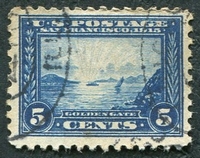 N°0197B-1912-ETATS-UNIS-BATEAU DANS BAIE DE SAN FRANCISCO-5C