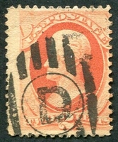 N°0058-1875-ETATS-UNIS-A.JACKSON-2C-ROUGE/ORANGE