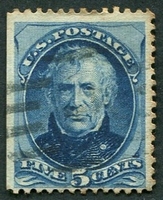 N°0059-1875-ETATS-UNIS-ZACHARY TAYLOR -5C-BLEU