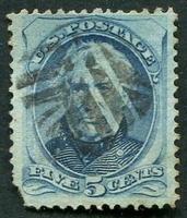 N°0059-1875-ETATS-UNIS-ZACHARY TAYLOR -5C-BLEU