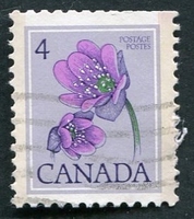 N°0628-1977-CANADA-FLEUR-HEPATIQUE-4C