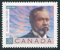 N°1101-1989-CANADA-LOUIS H.FRECHETTE-POETE-38C