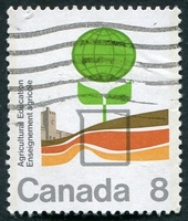 N°0540-1974-CANADA-100 ANS ECOLE AGRICULTURE ONTARIO-8C