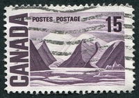 N°0385-1967-CANADA-ILE BYLOT-15C-VIOLET