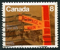 N°0533-1974-CANADA-100 ANS DE LA VILLE DE WINNIPEG-8C