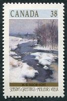 N°1116-1989-CANADA-TABLEAU-MEANDRES RIVIERE GOSSELIN-38C