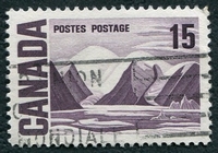 N°0385-1967-CANADA-ILE BYLOT-15C-VIOLET