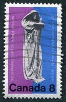 N°0579-1975-CANADA-STATUE DE JUSTICIA-COUR SUPREME-8C