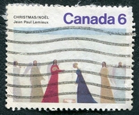 N°0550-1974-CANADA-TABLEAU-LA NATIVITE-6C