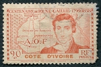 N°141-1939-COTIV FR-RENE CAILLIE-EXPLORATEUR-90C