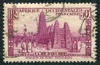 N°120-1936-COTIV FR-MOSQUEE DE BOBO DIOULASSO-50C-LILAS