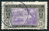 N°065-1922-COTIV FR-LAGUNE EBRIE-25C-NOIR ET VIOLET