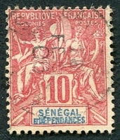 N°022-1900-SENEGAL FR-10C-ROUGE