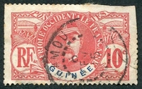 N°037-1906-GUINEE FR-GENERAL FAIDHERBE-10C-ROSE