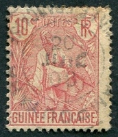 N°022-1904-GUINEE FR-BERGER PULAS-10C-ROUGE CARMIN