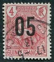 N°056-1912-GUINEE FR-BERGER PULAS-05 S/4C-CARMIN S/AZURE