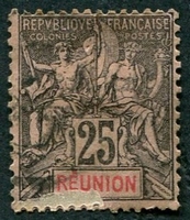 N°039-1892-REUNION-25C-NOIR S/ROSE