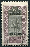N°026-1921-SOUDAN FR-CHAMELIER-20C-BRUN/LILAS ET NOIR