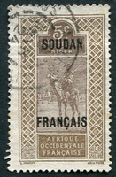 N°023-1921-SOUDAN FR-CHAMELIER-5C-BRUN ET BRUN FONCE