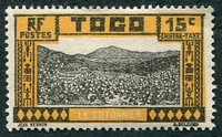 N°13-1925-TOGO FR-LE COTONNIER-15C-JAUNE FONCE