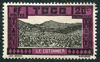 N°14-1925-TOGO FR-LE COTONNIER-20C-LILAS/ROSE