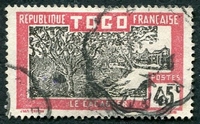 N°135-1924-TOGO FR-LE CACAOYER-45C-ROSE/ROUGE
