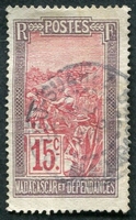 N°099-1908-MADAGASCAR-TRANSPORT FILANZANE-15C-VIOLET/ROUGE