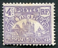 N°09-1908-MADAGASCAR-PALAIS ROYAL TANANARIVE-4C-VIOLET