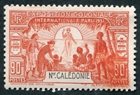 N°164-1931-NOUVELLE CALEDONIE-EXPO COLONIALE PARIS-90C-ORANG