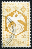 N°152-1941-AFRIQUE EQUAT FR-SERIE DE LONDRES-5F