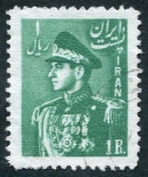 N°0797-1953-IRAN-MOHAMMED RIZA PALHAVI-1R-EMERAUDE