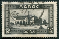 N°133-1933-MAROC FR-HOTEL DES POSTES-CASABLANCA-15C