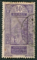 N°094-1922-GUINEE FR-GUE A KITIM-60C-VIOLET S/ROSE