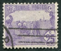 N°072-1921-TUNISFR-LABOUREURS-25C-VIOLET