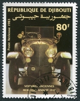 N°191-1983-DJIBOUTI-VOITURE MERCEDES KNIGHT-80F