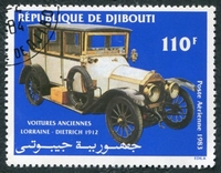 N°192-1983-DJIBOUTI-VOITURE LORRAINE DIETRICH 1912-110F