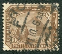 N°0036-1888-EGYPTE-SPHINX ET PYRAMIDE DE CHEOPS-1M-BRUN