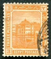 N°0046-1914-EGYPTE-PALAIS RAS  EL TIN-ALEXANDRIE-3M-ORANGE