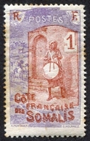 N°083-1915-COTE SOMALIS-JOUEUR DE TAMBOUR-1C