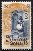 N°084-1915-COTE SOMALIS-JOUEUR DE TAMBOUR-2C