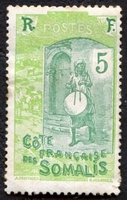 N°086-1915-COTE SOMALIS-JOUEUR DE TAMBOUR-5C