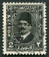 N°0173-1936-EGYPTE-ROI FOUAD 1ER-2M-NOIR