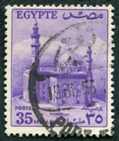 N°0320A-1953-EGYPTE-MOSQUEE DU SULTAN HUSSEIN-35M-VIOLET