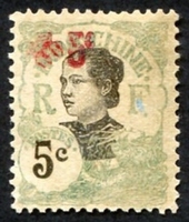 N°66-1914-INDOCHINE-ANNAMITE-+5C SUR 5C