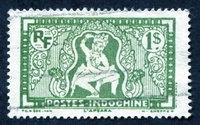 N°169-1931-INDOCHINE-APSARA-1PI-VERT JAUNE