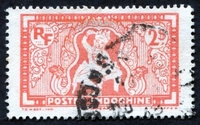 N°170-1931-INDOCHINE-APSARA-2PI-ROUGE