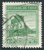 N°0172-1938-CHILI-EXTRACTION DU CUIVRE-40C-VERT/JAUNE