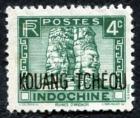 N°126-1941-KOUANG TCHEOU-BAYON D'ANGKOR-4C-VERT