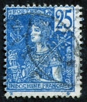 N°031-1904-INDOCHINE-25C-BLEU